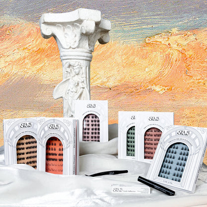Travel pack festival lash book - 3 styles mix, bottom lash