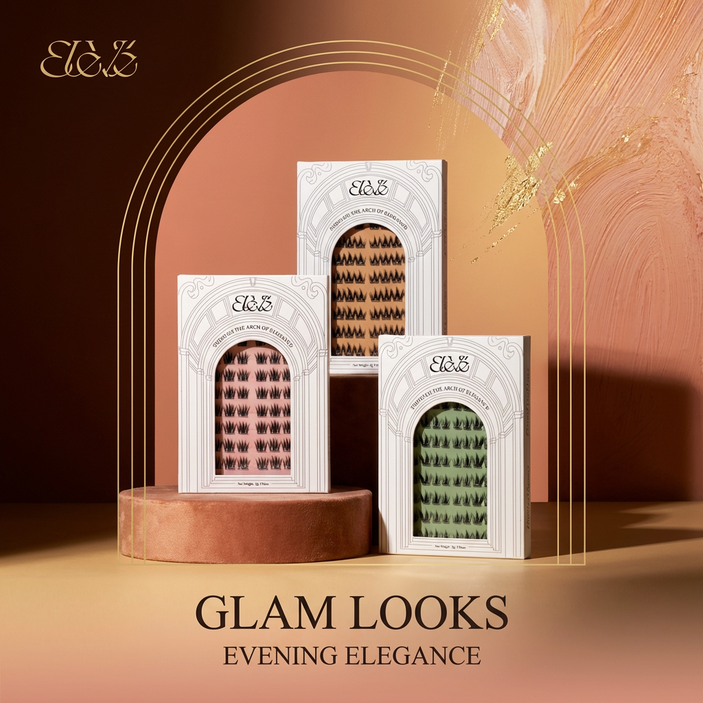 Glam Volume Bundle | Combo of 3 glam party look cluster lashes