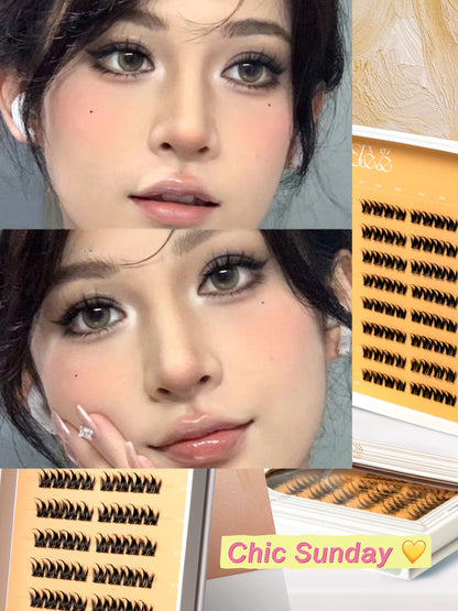 Travel pack festival lash book - 3 styles mix, bottom lash