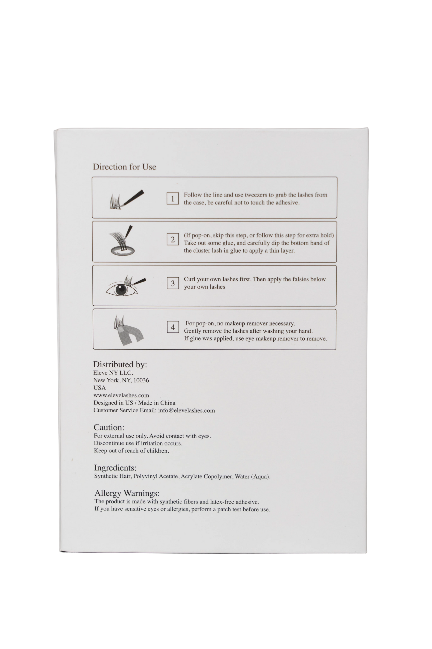 Lashes book - Assorted variety pack, essential mix