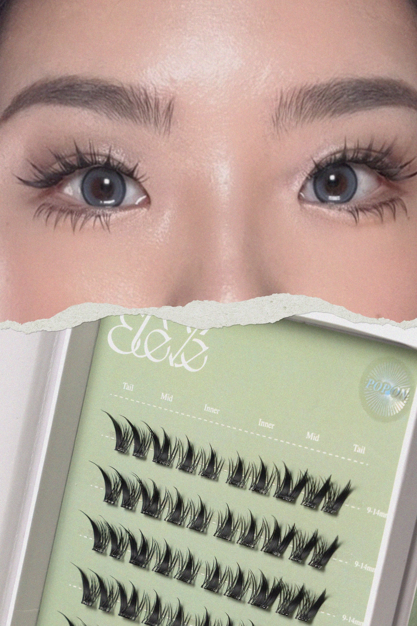 Glam Volume Bundle | Combo of 3 glam party look cluster lashes